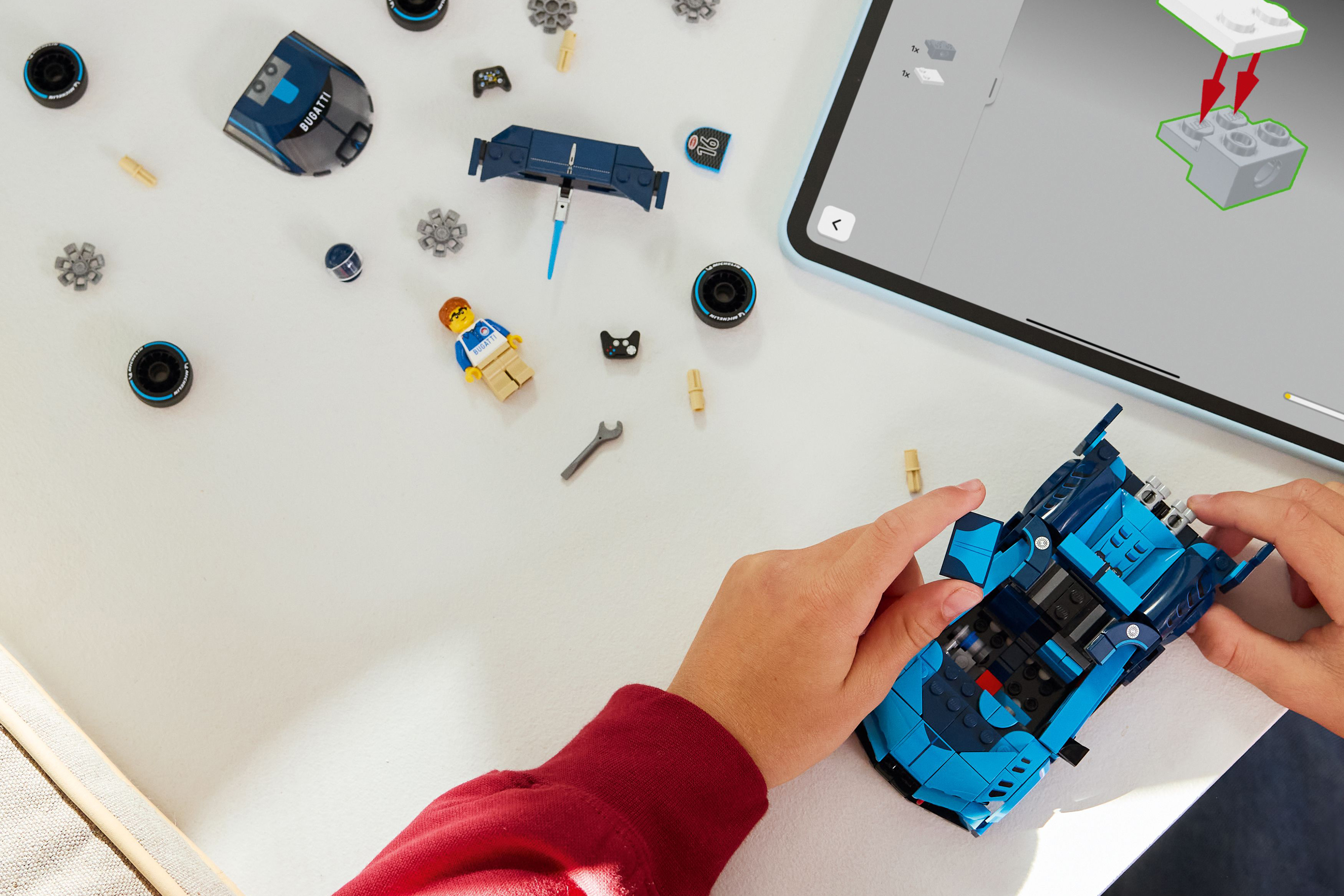 The LEGO® Technic™ Bugatti Chiron Pur Sport and the LEGO® Speed Champions Bugatti Vision Gran Turismo are available via the Bugatti online store.